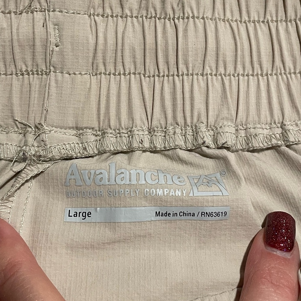 Avalanche Women's Athletic Shorts in Tan - Picture 6 of 8